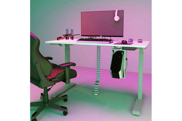Biurko elektryczne CADI z regulacja wysokosci - widok glowny, kompaktowy design
