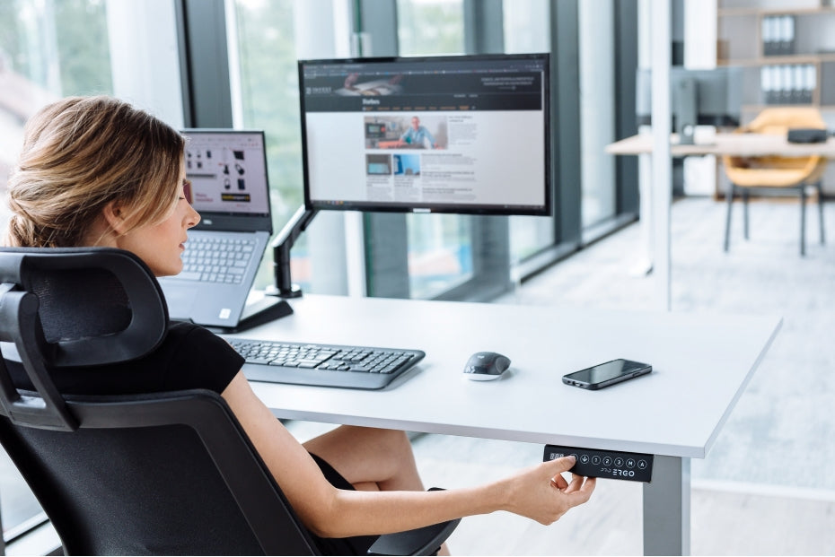 Biurko Alfa 160cm - standing desk sit-stand