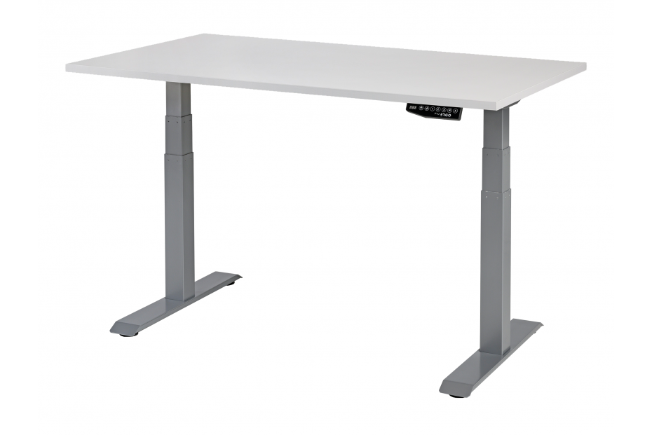 Biurko Delta 138cm - widok główny biurka elektrycznego z regulacją wysokości