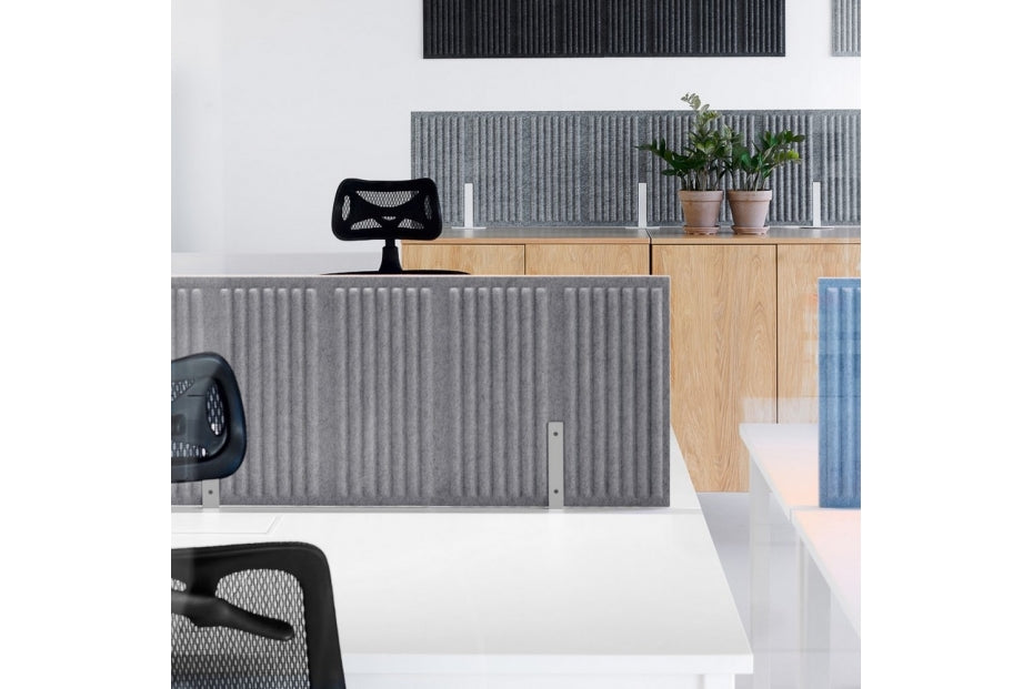 PANEL WYGŁUSZAJĄCY BIURKOWY LEVIATAN 1200x400 SZARY