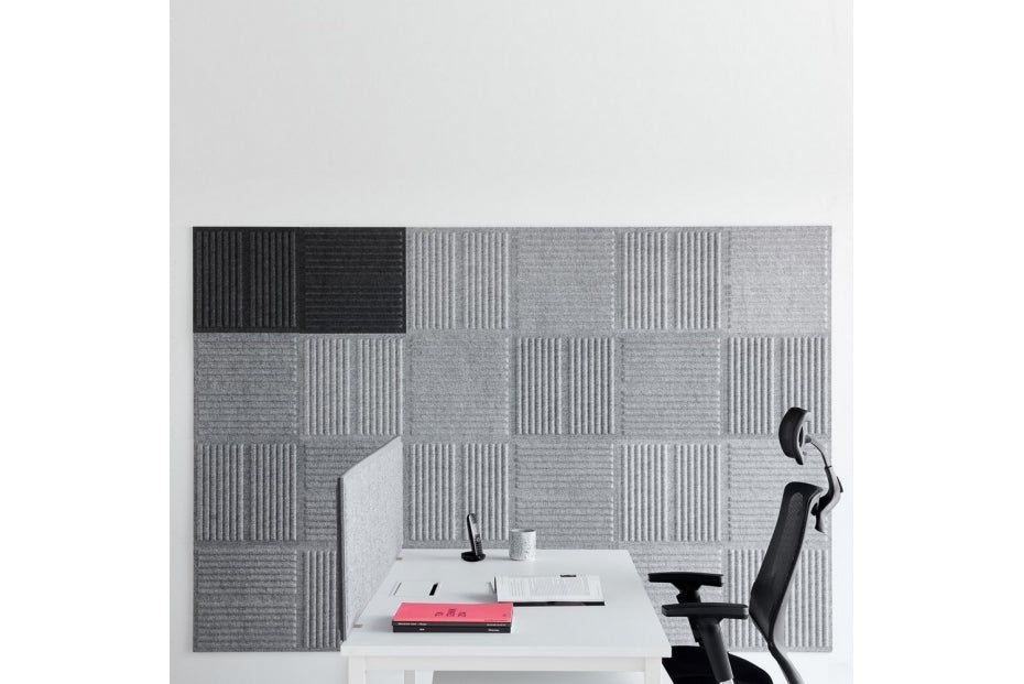 PANEL WYGŁUSZAJĄCY BIURKOWY LEVIATAN 1200x400 SZARY