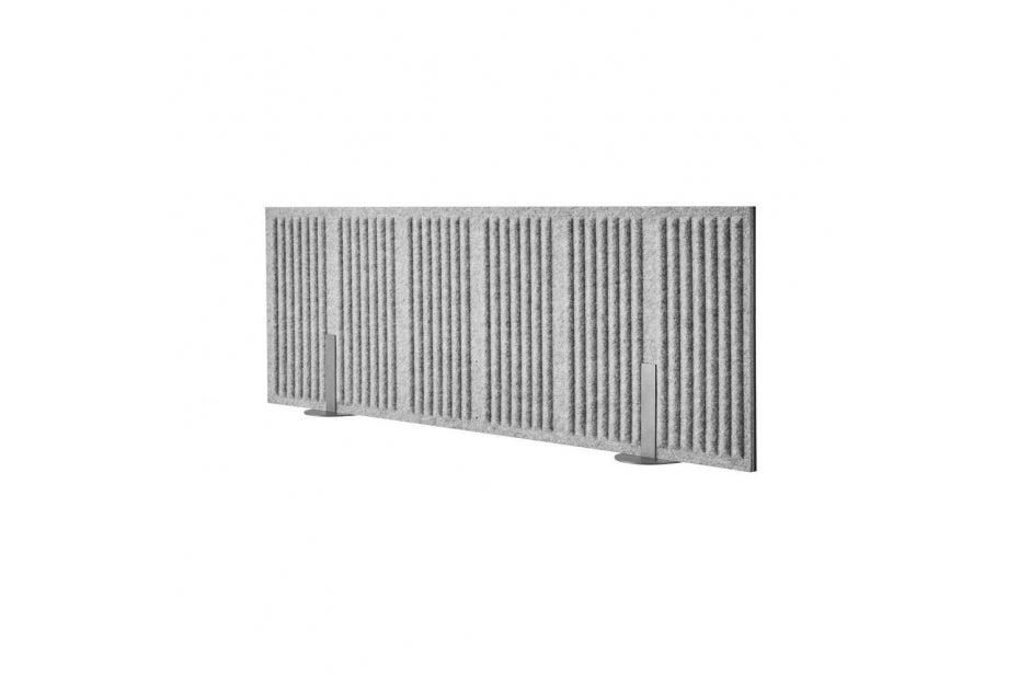 PANEL WYGŁUSZAJĄCY NABIURKOWY LEVIATAN 1200x400 SZARY