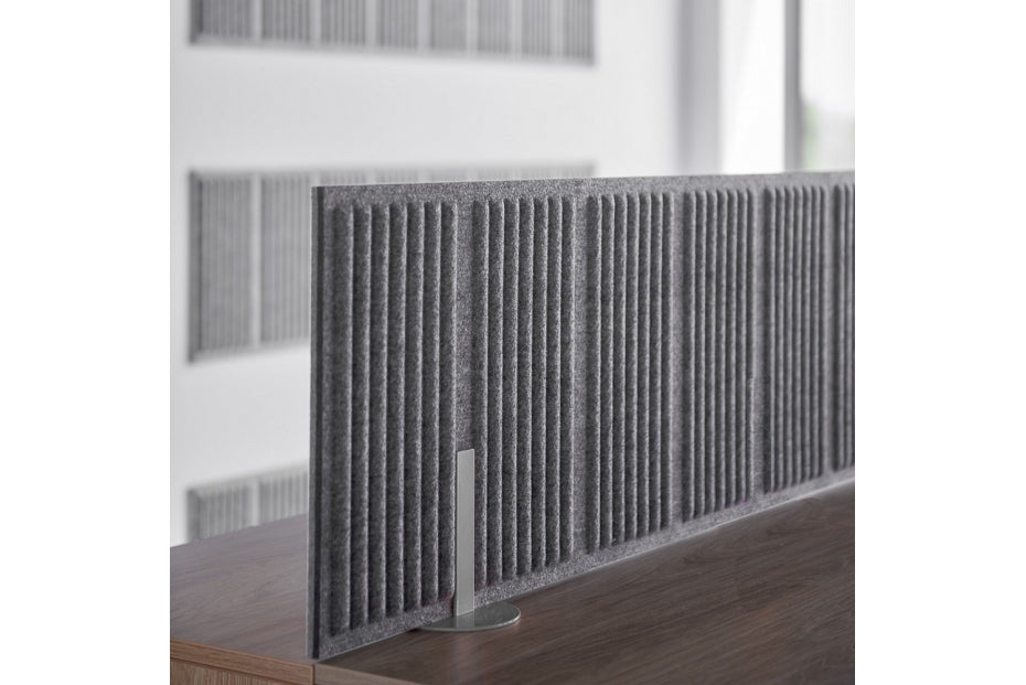 PANEL WYGŁUSZAJĄCY NABIURKOWY LEVIATAN 1200x400 SZARY
