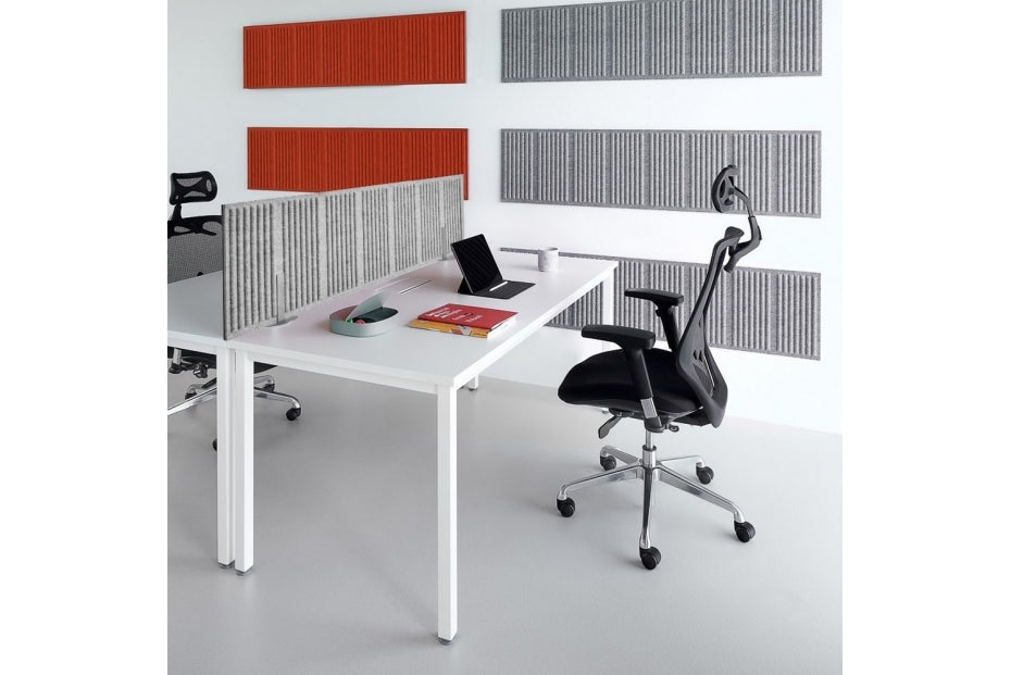 PANEL WYGŁUSZAJĄCY NABIURKOWY LEVIATAN 1400x400 SZARY