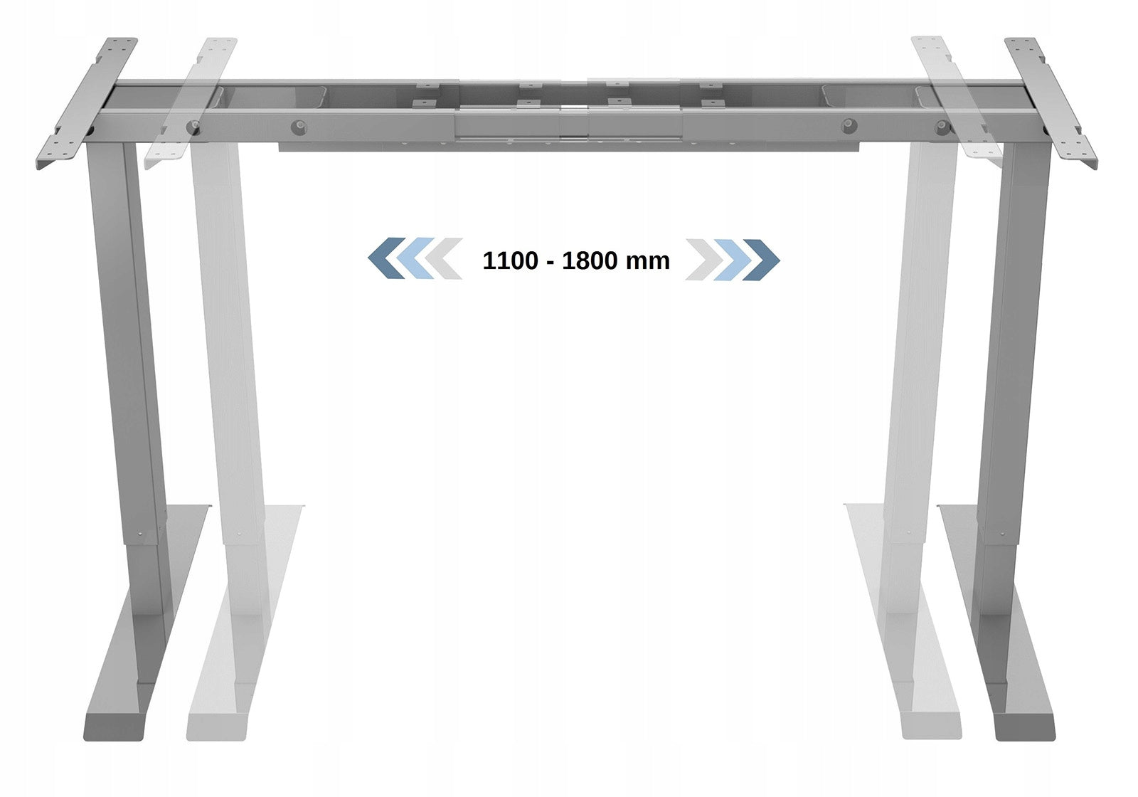 Biurko Alfa - stelaz wymiary